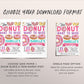 Donut Birthday Invitation Editable Template, Girl You Donut Want To Miss Donuts Party Invite, Kids Sprinkles Sweet Doughnut Evite Printable