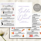 Editable Hindu and Jewish Wedding Ceremony Program Template, Hindu Jewish Fusion Wedding, Indian Wedding Program, Hindu Jewish Infographic