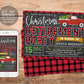 Christmas Retirement Party Invitation Editable Template, Holiday Surprise Retirement Invite Printable Evite, Flannel Buffalo Plaid Rustic