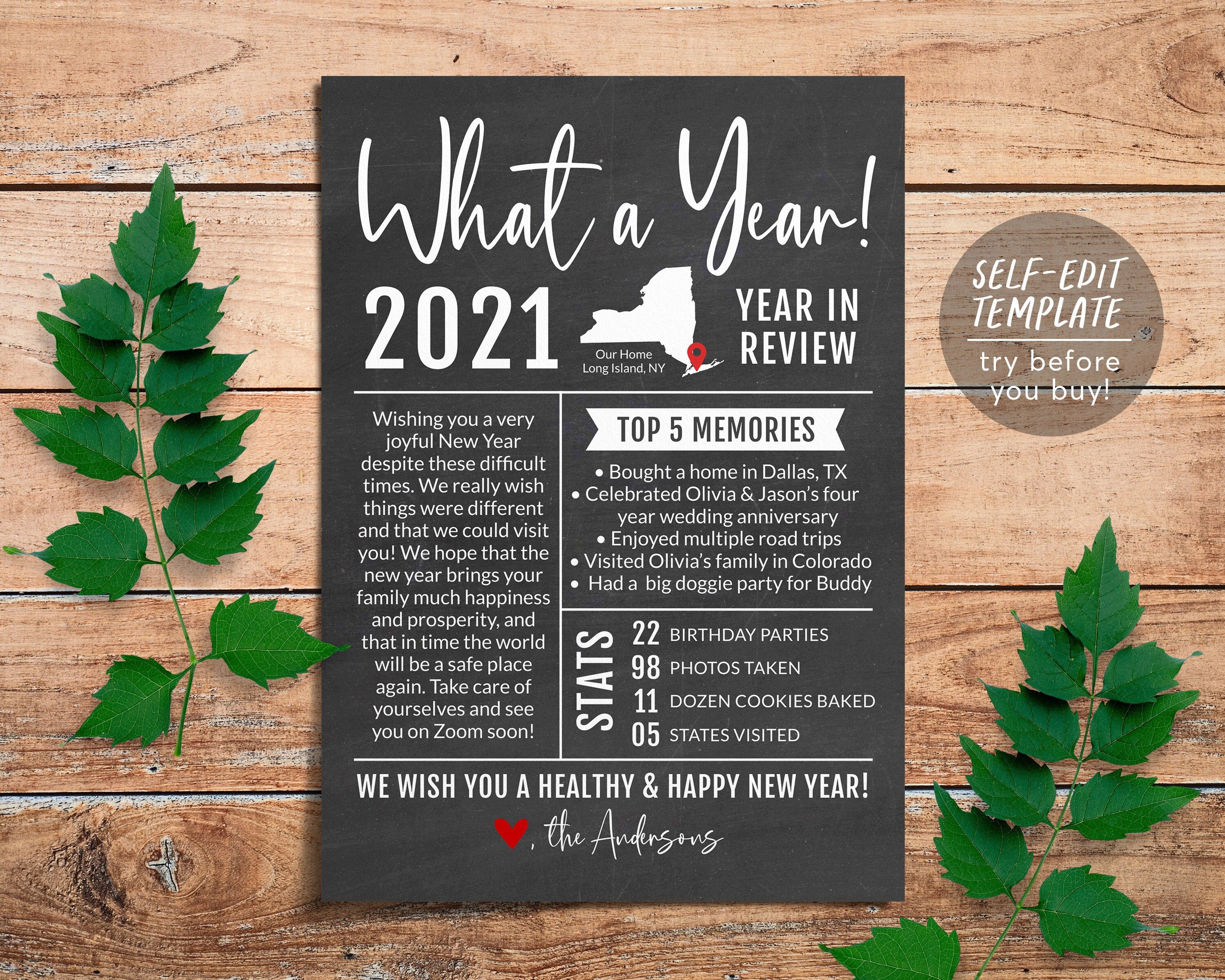 Holiday Letter Template