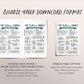 Year In Review Infographic Christmas Card  Editable Template, Modern New Year Card Photo Holiday Card, Year at a Glance Family Update