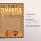 Thanksgiving Printable Gift Card Holder Editable Template, So Very Thankful For A Teacher Like You, Coach Coffee Card Holder Holiday Gift