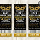 Masquerade Ball Ticket Prom Night Editable Template, Junior Senior Prom School Dance Formal Homecoming Gala High School Invitation Printable