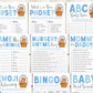 Teddy Bear BOY Cute Baby Shower Games Bundle Editable Template, 12 Shower Games, Bear Themed Bingo Word Scramble, What's On Your Phone