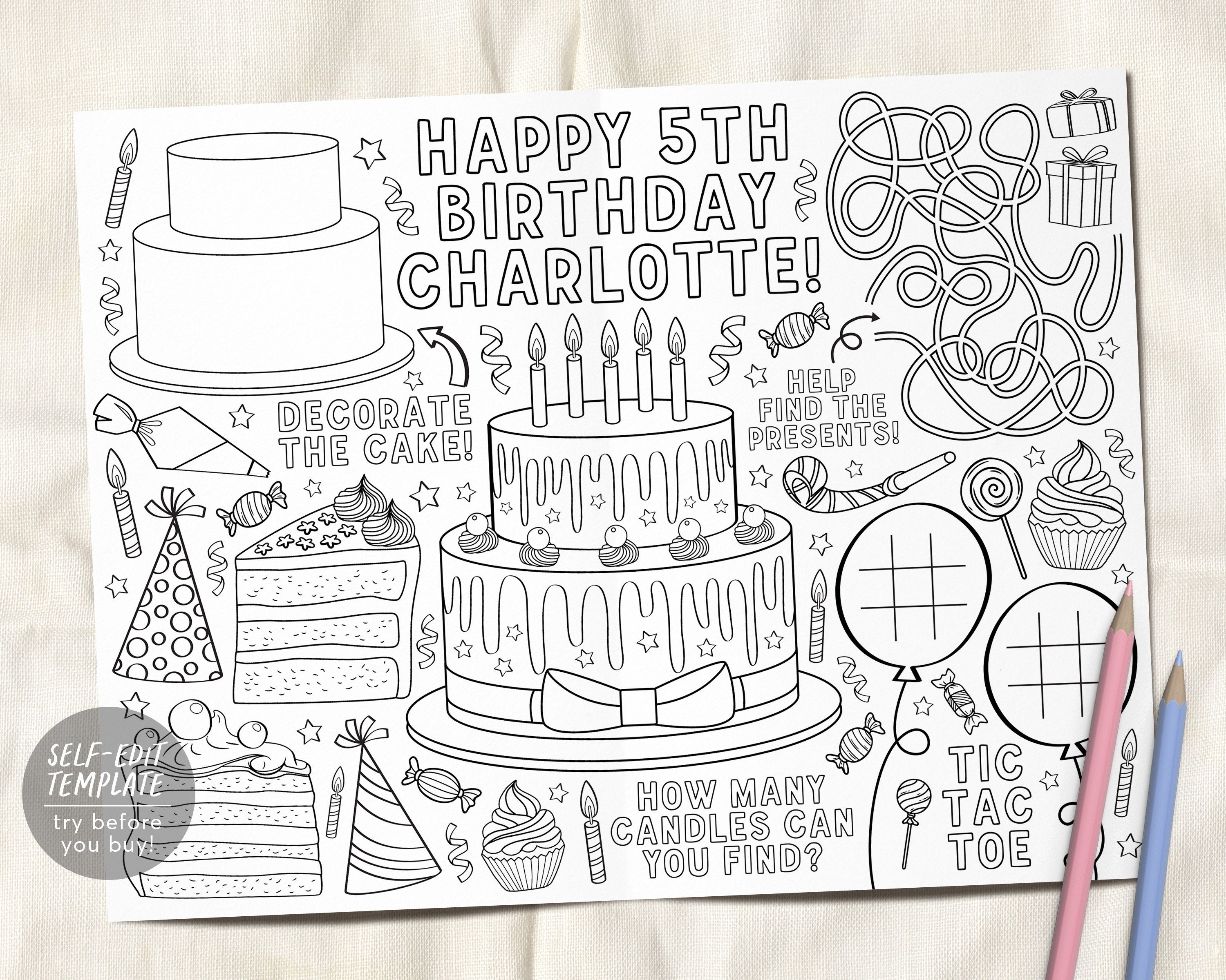 Sheetcake Template