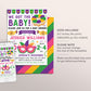 Mardi Gras Baby Shower Invitation Editable Template, We got the Baby, King Cake New Orleans Fat Tuesday Invite Printable, New to the Krewe