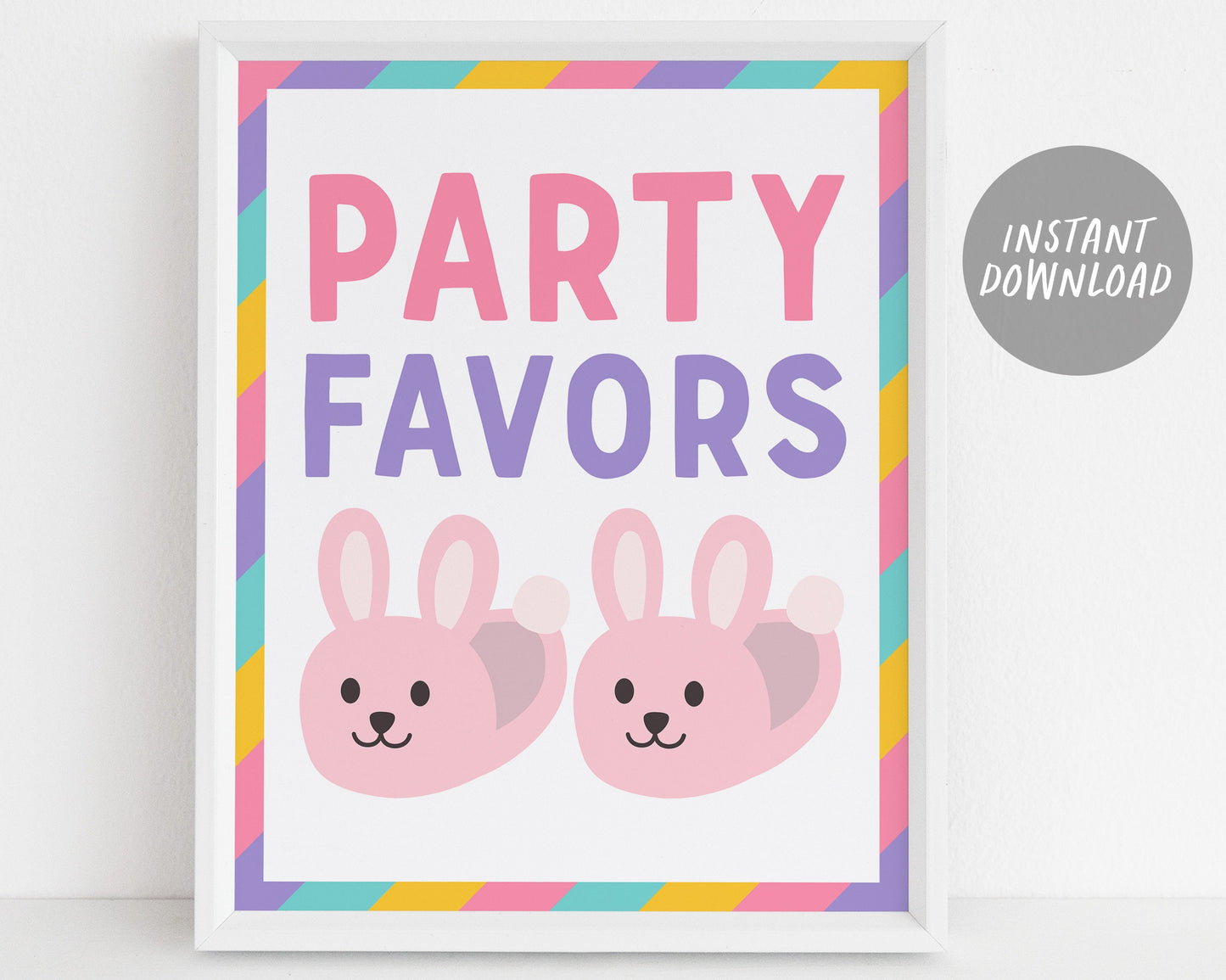 Pizza Popcorn and Pajamas Party Signs BUNDLE For Birthday, Popcorn Bar Sign Toppings, Pizzeria Slumber Sleepover Party Favors Sign Pajama