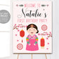 Dohl Girl Welcome Sign Editable Template, Korean First Birthday Party Poster Signage, Doljabi Doljanchi Dol Decorations Decor Printable File