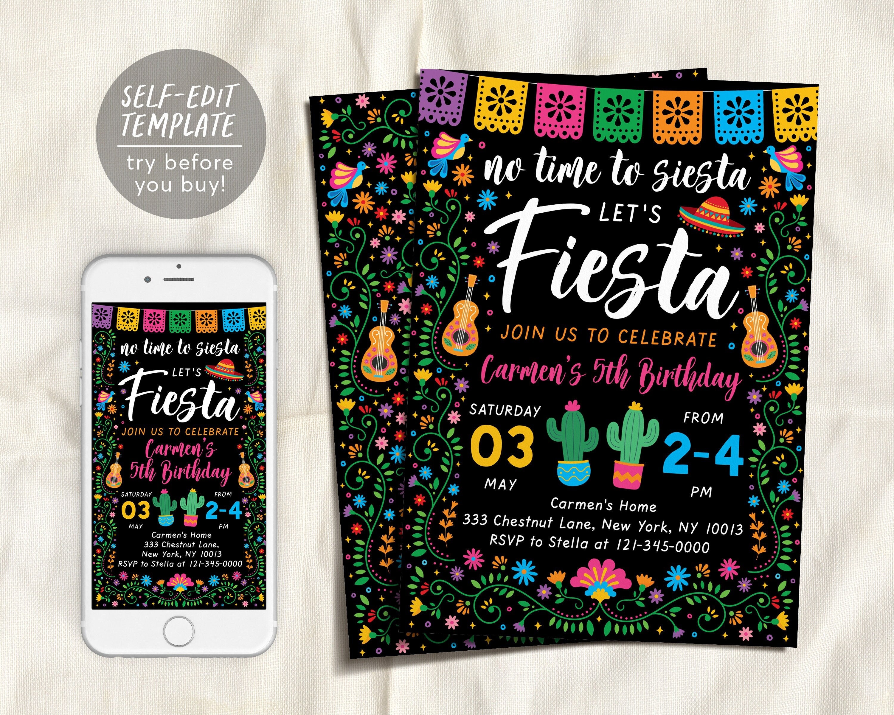 Mexican Party Invitations