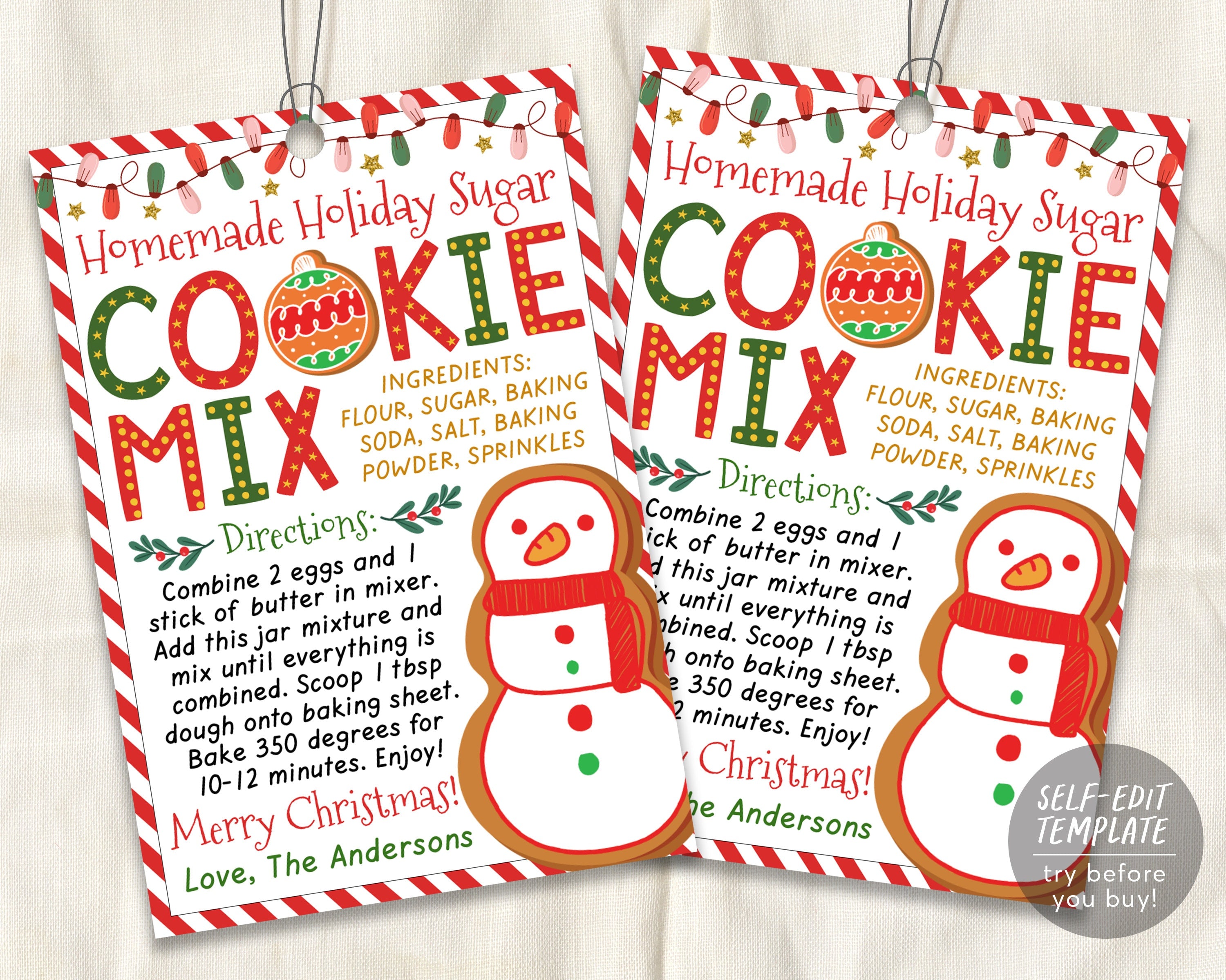 Pancake Mix Recipe Christmas Gift Tag Editable Template, Holiday Jar Mix  Tag, Teacher Staff Secret Santa Xmas Winter Breakfast Brunch (Instant  Download) 