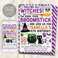 Witch Halloween Birthday Invitation Editable Template, Spooktacular Birthday Party Invite, Spooky Witch Theme Unisex Printable, Hocus Pocus