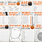Halloween Baby Shower Games Package Bundle Editable Template, A Little Boo Baby Sprinkle, Spooky Pumpkin Ghost Gender Neutral Printable DIY