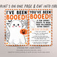 I've Been Booed Coworker Game Editable Template, You've Been Booed Work, Halloween Office Tradition Sign Instructions, Gifts For Co Workers