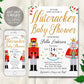 Nutcracker Baby Shower Invitation Editable Template