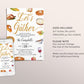 Let's Gather Thanksgiving Invitation Editable Template, Friendsgiving Potluck Dinner Party Invite, Fall Autumn Holiday Family Reunion Feast