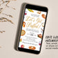 Let's Get Stuffed Thanksgiving Invitation Editable Template, Funny Friendsgiving Dinner Party Potluck Feast Invite, Evite Fall Holiday Pie