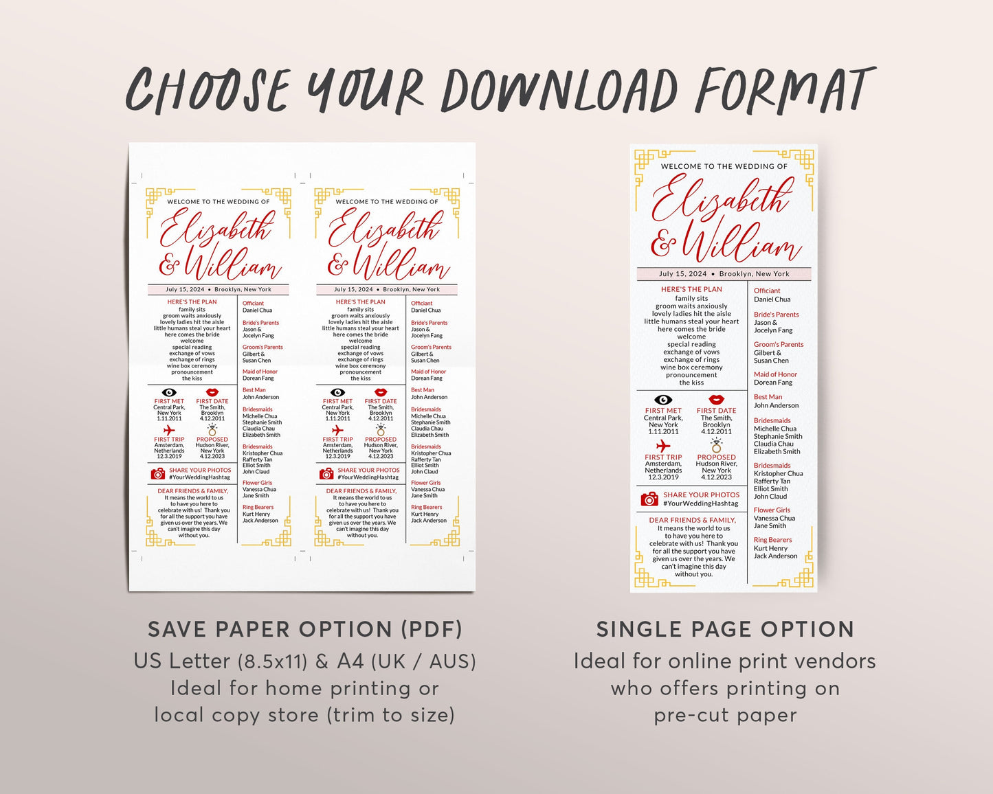Chinese Wedding Program, Chinese Tea Ceremony, Asian Theme Wedding Reception, Guide to Tea Ceremony, Vietnamese Wedding, Chinese Invitation
