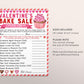 Valentines Day Bake Sale Order Form Editable Template, Valentine Fundraiser Bakery Cookie Cake Chocolate Pie Sale Order Form, School PTO PTA