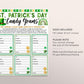 St. Patrick's Day Candy Gram Flyer Editable Template, Saint Patrick's Day Candy Grams Fundraiser Event, Lucky Gram PTA PTO School Nonprofit