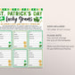 St. Patrick's Day Lucky Gram Flyer Editable Template, Saint Patrick's Day Candy Grams Fundraiser Event, Lucky Gram PTA PTO School Nonprofit