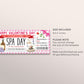 Valentines Day Spa Day Gift Voucher Ticket Editable Template, Surprise Spa Treatment Coupon Reveal, Spa Membership Package Certificate