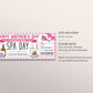 Mothers Day Spa Day Gift Voucher Ticket Editable Template, Surprise Spa Treatment Coupon Reveal For Mom, Spa Membership Package Certificate