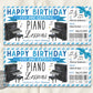 Piano Lessons Gift Certificate Editable Template