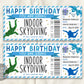 Birthday Indoor Skydiving Gift Certificate Ticket Editable Template