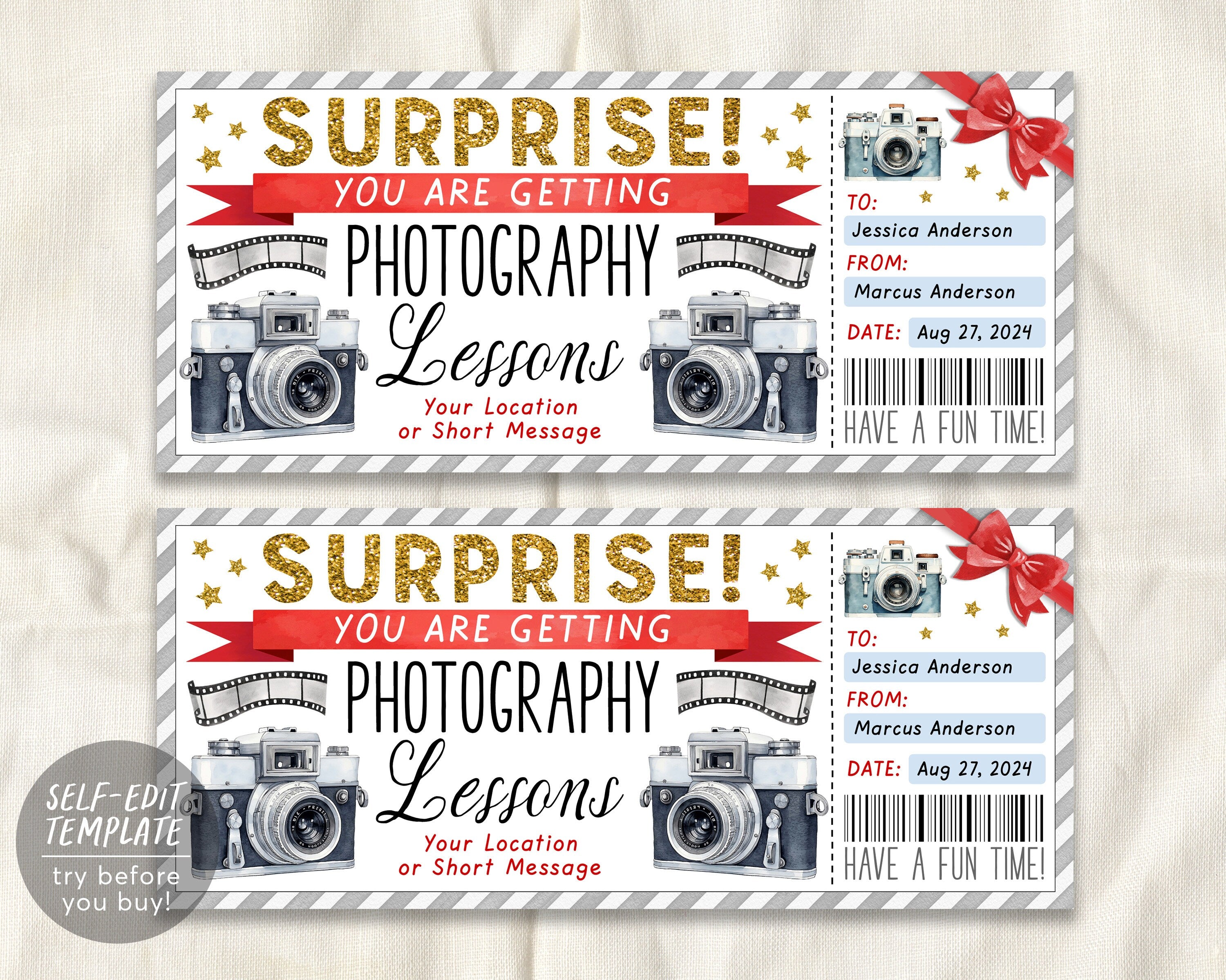 Photography Gift Certificate Template Free 51+ Premium & Free PSD