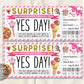 Yes Day Ticket Editable Template