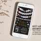 In My Teenage Era Invitation Editable Template, Friendship Bracelet Party Invite, Teen 13th Birthday Girl Eras Music Party Black Gold Evite