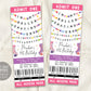 In My Roller Skating Era Ticket Invitation Editable Template