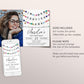 In My Forties Era Invitation With Photo Editable Template, Friendship Bracelet Party Invite, 40th Birthday Girl Eras Music Party Gems Evite