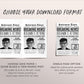 Retirement Newspaper Invitation Editable Template, Retirement Surprise Party Any Job Newspaper Invite, Retire Career Farewell Card Evite