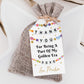 Golden Era Friendship Bracelet Favor Tags Editable Template
