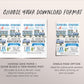 Train Birthday Invitation Editable Template, Boy Chugga Choo Train Boarding Pass Party Invite, All Aboard The Birthday Express Admit One