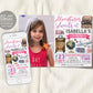 Adventure Awaits Travel Birthday Invitation With Photo Editable Template
