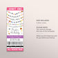 In My Spooky Girl Era Ticket Invitation Editable Template, Halloween Ghost Friendship Bracelet Party Invite, Spooky Birthday Era Eras Evite