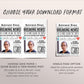Nurse Retirement Invitation Editable Template, RN Retirement Party Newspaper Invite, Surprise Done Calling The Shots Doctor Retire Evite