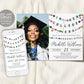 In Her College Era Invitation With Photo Editable Template