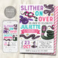 Snake Birthday Invitation Editable Template