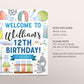 Science Theme Birthday Welcome Sign Editable Template, Boy Birthday Experiment Party Poster, Kids Science Lab Scientific Poster Printable
