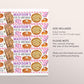 Pie Water Bottle Labels Editable Template, Girl Cutie Pie Birthday Party Bottle Wrapper Drink Tag, Fall Autumn Sweetie Pumpkin Pie Label