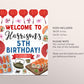 Sushi Birthday Welcome Sign Editable Template, Japanese Restaurant Hibachi Teppanyaki Dinner Party Poster, Japan Theme Asian Lanterns Decor