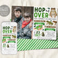 Frog Joint Siblings Birthday Invitation With Photo Editable Template