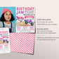 Birthday Monster Jam Birthday Invitation With Photo Editable Template, Girl Monster Truck Party Invite, Monster Truck Crush On Over Evite