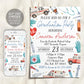 Paramedic EMT Graduation Invitation Editable Template