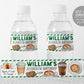 Coffee Shop Water Bottle Labels Editable Template
