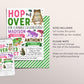 Frog Joint Siblings Birthday Invitation Editable Template, Girl Boy Twins Hop On Over Frogs Theme Party Invite, Kids Swamp Pond Nature Evite