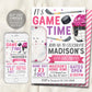 Ice Hockey Birthday Invitation Editable Template